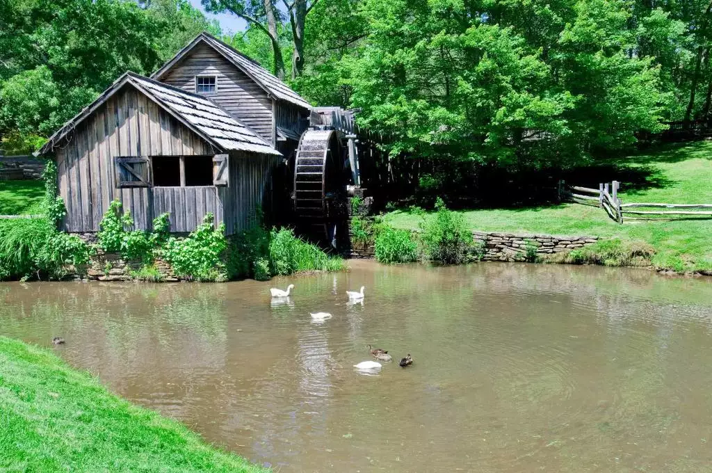 Virginia grist mill representing customer testimonials for wildlife removal services